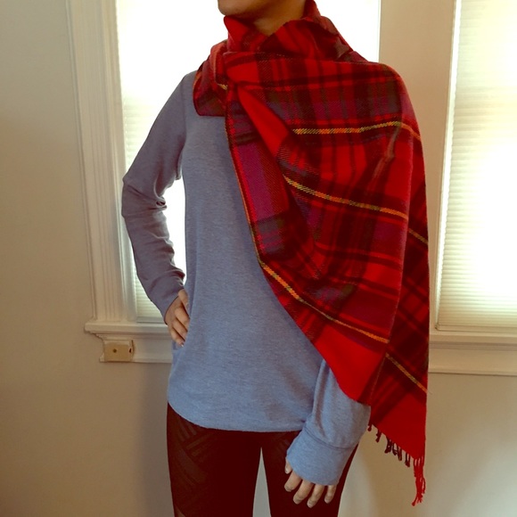 Merona Accessories - NWOT Red Tartan Scarf 🧣